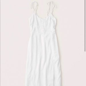 Abercrombie & Fitch White Linen Dress